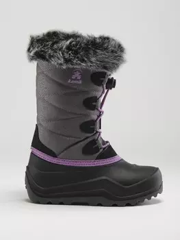 Сапоги Kamik Winterstiefel Snowangel, цвет Grau/Lila