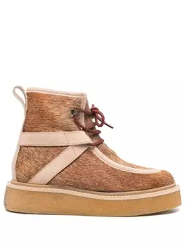 Сапоги Кензо Юки Kenzo, коричневый