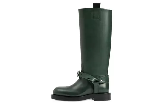 Сапоги кожаные длиной до колена Burberry