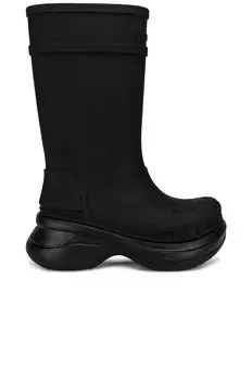 Сапоги Кроксы Balenciaga, черный