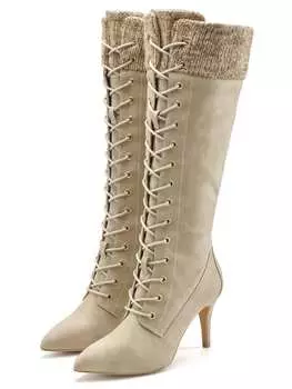 Сапоги LASCANA, бежевый