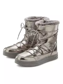 Сапоги LASCANA, цвет grau/silberfarben