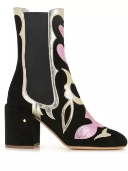 Сапоги Laurence Dacade 70 мм из замши, черный