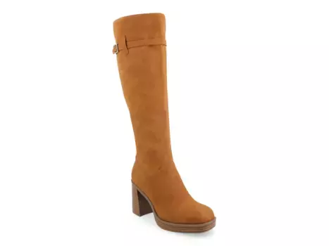 Сапоги Letice Wide Calf Platform Boot Journee Collection, цвет cognac
