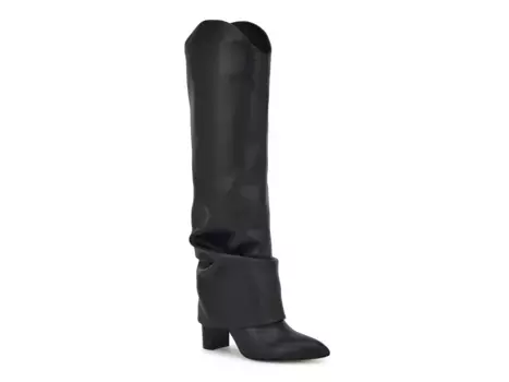 Сапоги Lindey Foldover Boot Nine West, черный
