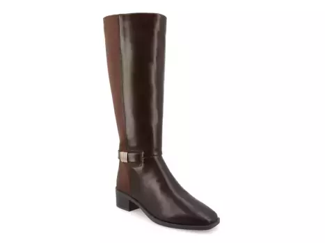 Сапоги Londyn Wide Calf Boot Journee Collection, темно-коричневый