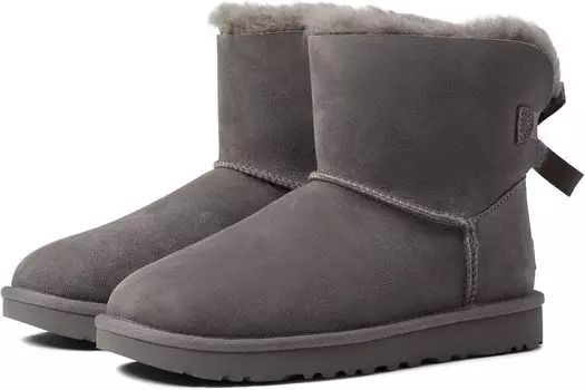 Сапоги Mini Bailey Bow II UGG, серый
