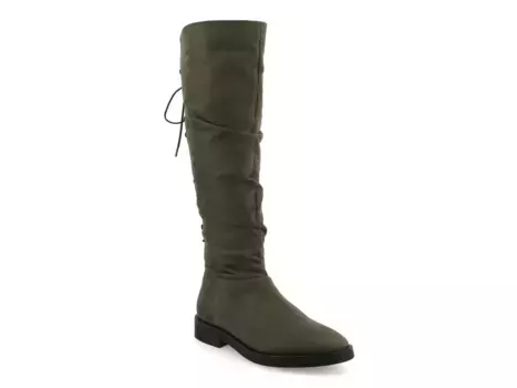 Сапоги Mirinda Wide Calf Boot Journee Collection, оливково-зеленый