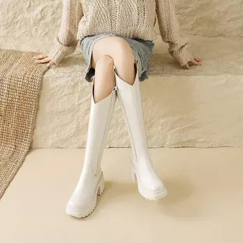 Сапоги Mo Lin Knee-high Boots Women's, черный