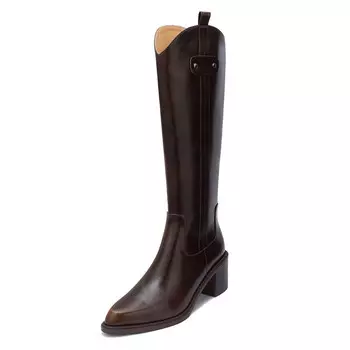 Сапоги Mo Lin Knee-high Boots Women's, коричневый