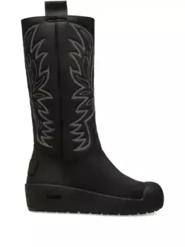 Сапоги Montana с декоративной строчкой Bally, черный