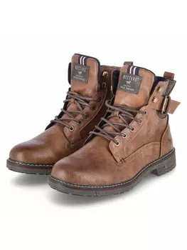 Сапоги Mustang Schnrboots, коричневый