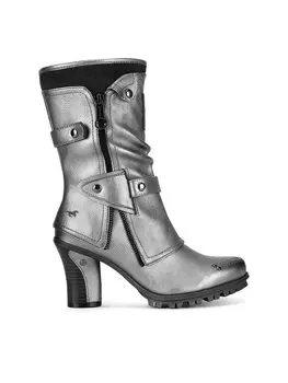 Сапоги Mustang, серебряный