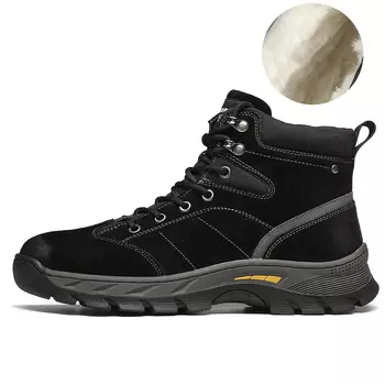 Сапоги мужские для активного отдыха St&Sat, цвет Khaki Fleece-lined