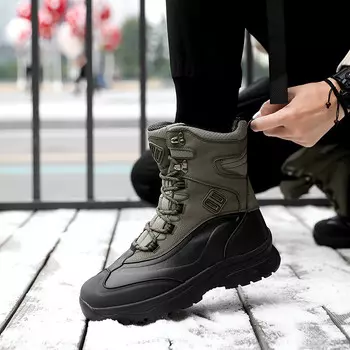 Сапоги мужские для активного отдыха Yi Jiabao, хаки
