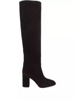 Сапоги на блочном каблуке Le Silla, коричневый