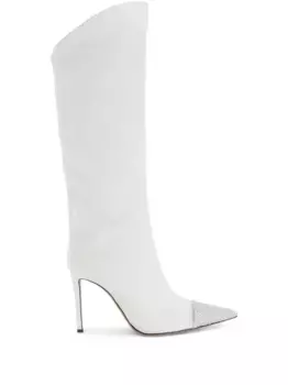 Сапоги на каблуке Alexandre Vauthier, белый
