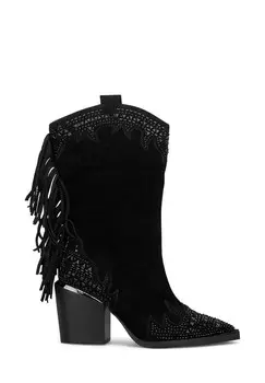 Сапоги на каблуке Alma en Pena, черный