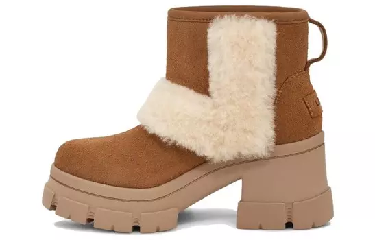 Сапоги на каблуке Brooklyn Sunburst, каштановые Ugg