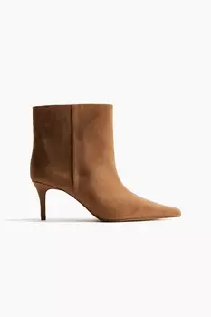 Сапоги на каблуке H&M, бежевый
