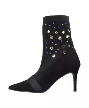 Сапоги на каблуке La Strada, черный