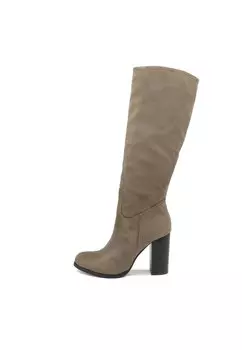 Сапоги на каблуке Queen Helena, светло-коричневый