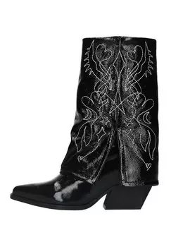 Сапоги на каблуке sacha, черный