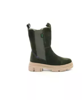 Сапоги на молнии Kickers, зеленый