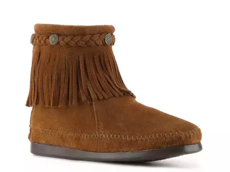 Сапоги на молнии сзади (Western Bootie) Minnetonka, Brown