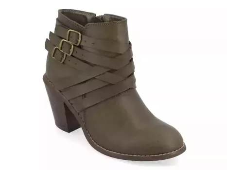 Сапоги на ремешке Journee, Olive