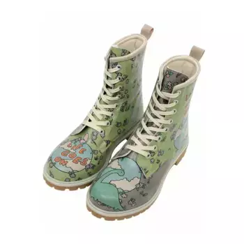 Сапоги на шнуровке DOGO "Женские ботинки Life Goes On Vegan Женские ботинки / женские", Vegan, зеленый