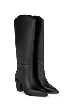 Сапоги на высоком каблуке Alma en Pena, черный