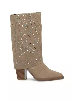 Сапоги на высоком каблуке CON PUNTERA REDONDEADA Alma en Pena, коричневый