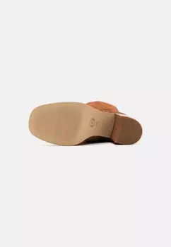 Сапоги на высоком каблуке HAYDEN BOOT MICHAEL Michael Kors, коричневый