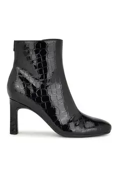 Сапоги Nance из экокожи с шагренью Nine West, черный