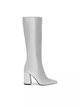 Сапоги Nine West, серебряный