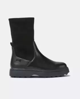Сапоги Norte из гладкой кожи для девочки Camper, черный
