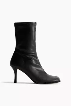 Сапоги-Носки на каблуке H&M, черный