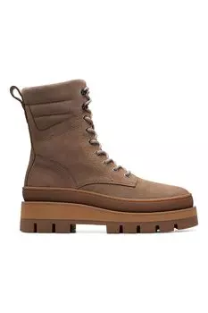 Сапоги Orianna 2 из нубука Clarks, коричневый
