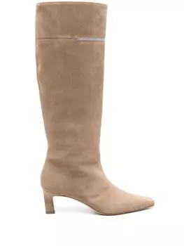 Сапоги Peserico 60 мм длиной до колена, серый