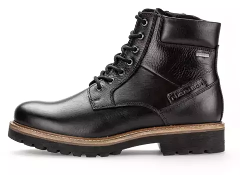 Сапоги Pius Gabor на шнуровке, на молнии, ширина G (широкие), черный