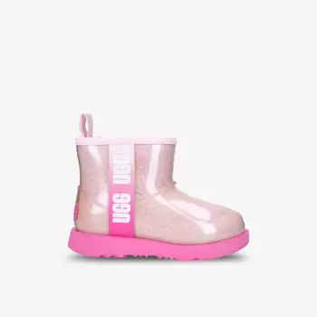 Сапоги плетеные Classic Clear Mini II 5-10 лет Ugg, розовый