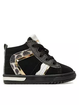 Ботинки Primigi замшевые комбинированные, черный