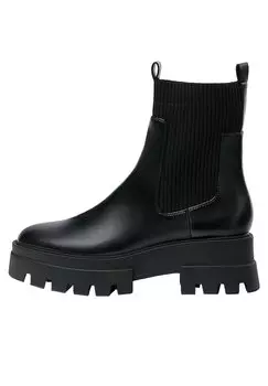 Сапоги PULL&BEAR, черный