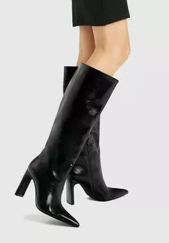 Сапоги PULL&BEAR, черный