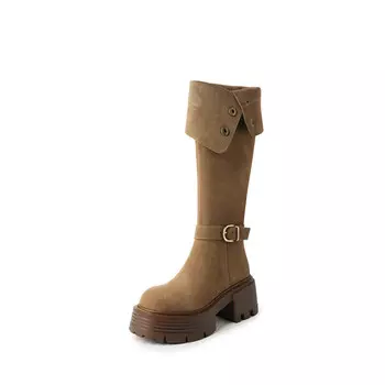 Сапоги PVAJ Knee-high Boots Women's, цвет Apricot