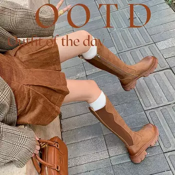 Сапоги PVAJ Knee-high Boots Women's, коричневый