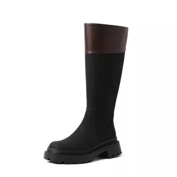 Сапоги PVAJ Knee-high Boots Women's, темно-коричневый