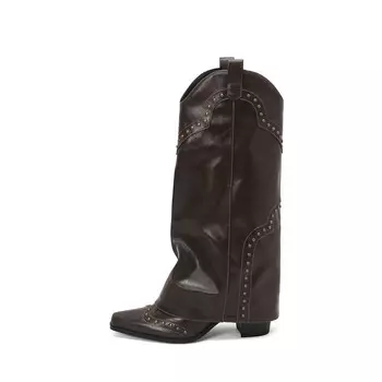 Сапоги PVAJ Knee-high Boots Women's, коричневый