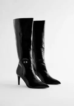 Сапоги REGULAR FIT FOREVER COMFORT SKINNY HEELED BUCKLE DETAIL Next, черный